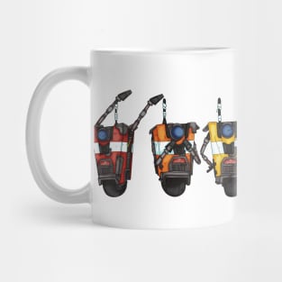 Borderlands Claptrap Rainbow - Horizontal Mug